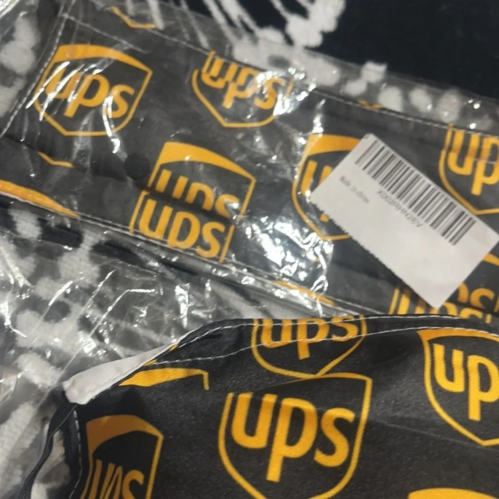 New set/2 UPS face masks